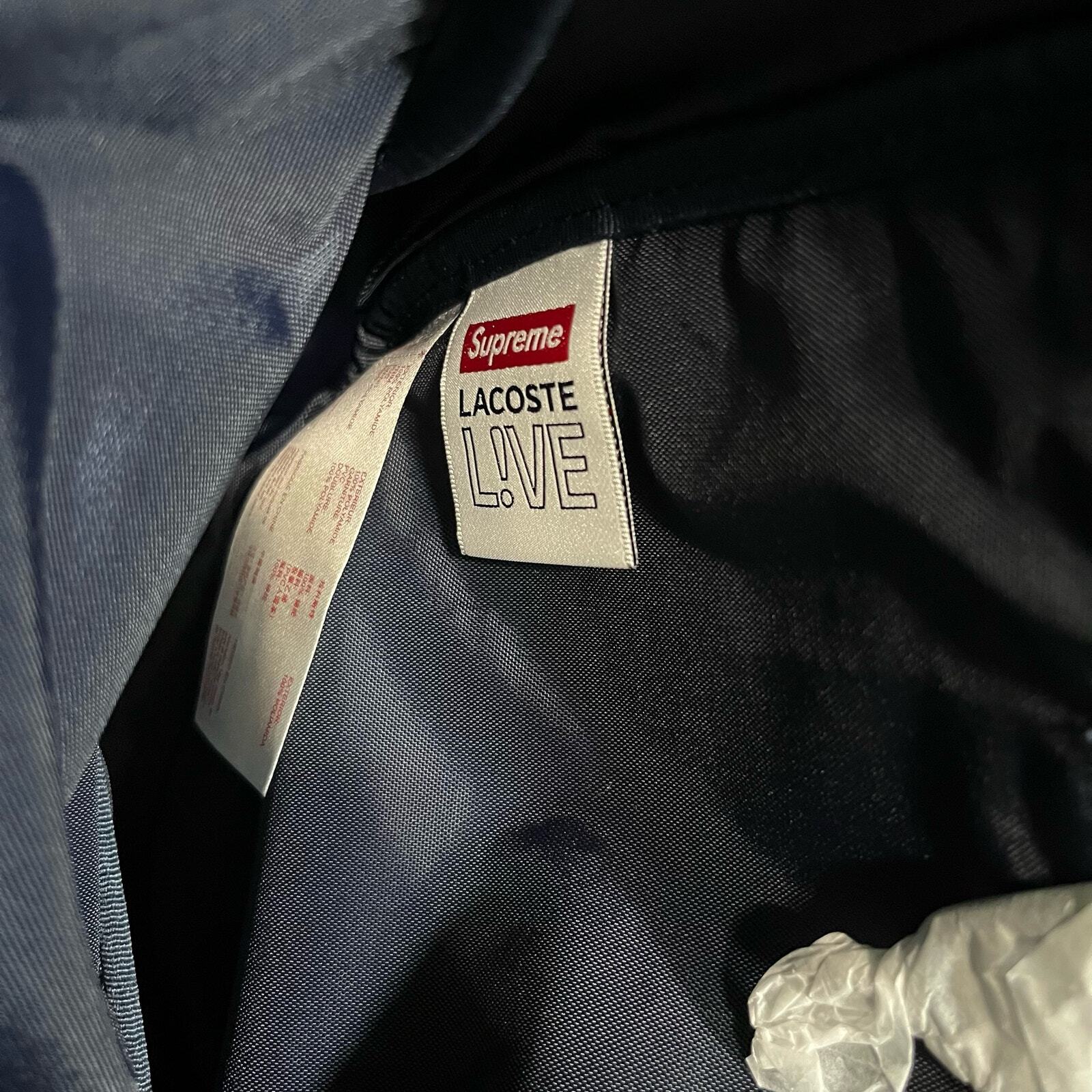 Supreme x Lacoste Messanger Bag 2019 Navy Blue NEW 100percent Authentic image 6