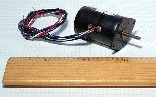 NEW HURST ULTRA MINIATURE STEPPING MOTOR MODEL BAS 12 VOLTS DC MODEL 4202-003T - Picture 2 of 5