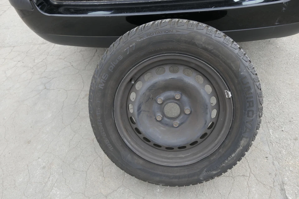 2x A4 B5 A6 4B Passat 3BG Felgen Reifen Winterreifen M+S 195/65 R15 91T   9mm - Bild 3 von 4