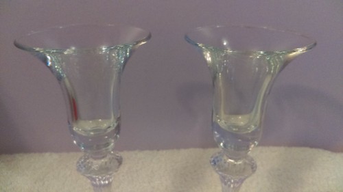 Mikasa par de candelabros de cristal The Ritz 6 1/4" de alto OH2018 - Imagen 2 de 7