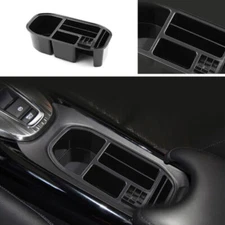 For Honda HR-V 2016-2022 Black Center Console Cup Drink Holder Storage Box 1pcs