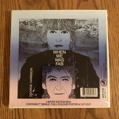 GEROGE HARRISON - '' WHEN WE WAS FAB '', 7'' SINGLE BOX SET, 1988, SEALED BOX !