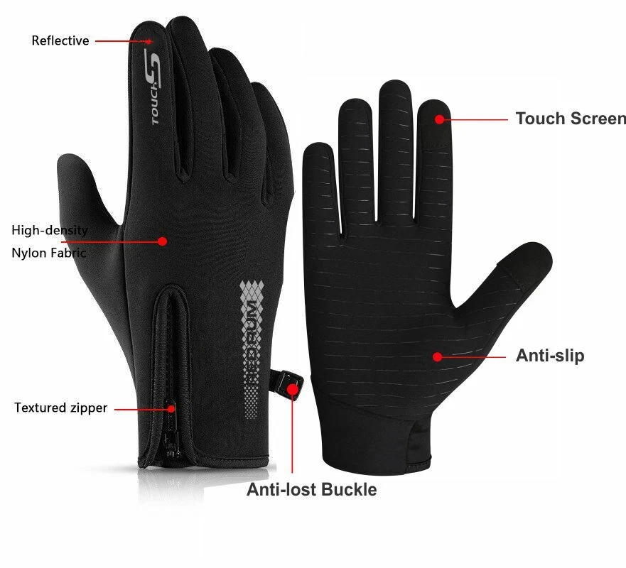 RedRum Campo Jugador Guantes Correr Ciclismo Hombre Niño Niños Conducción Bike - Imagen 3 de 4