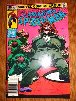 Amazing Spider-man #232 Newsstand Romita Cover Mister Hyde 1. Print Marvel MCU