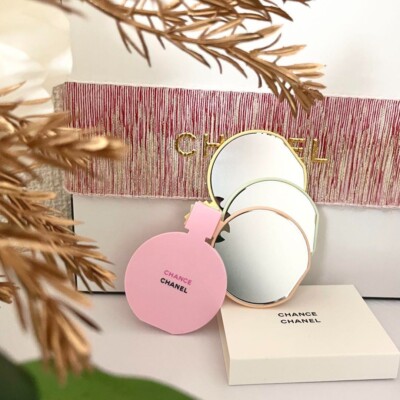 CHANEL CHANCE Mirror Set 3pcs Perfume Shape 2024 Limited Gift Used