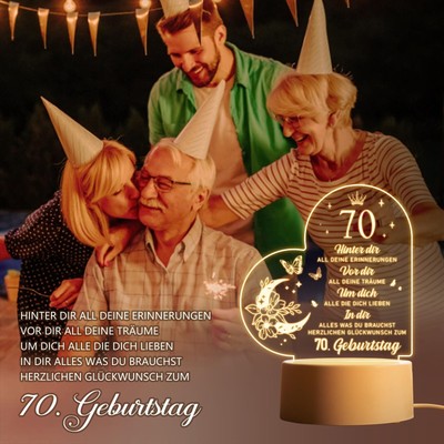 Neuturs Geburtstagsdecke Zum 70. – 152 X 127 Cm, Flanell, Mit Happy 1954 Aufdruck, Geschenkidee