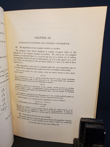 A COURSE OF MODERN ANALYSIS by E T Whittaker, G N Watson, 1935 4th Ed. HC - Picture 10 of 10