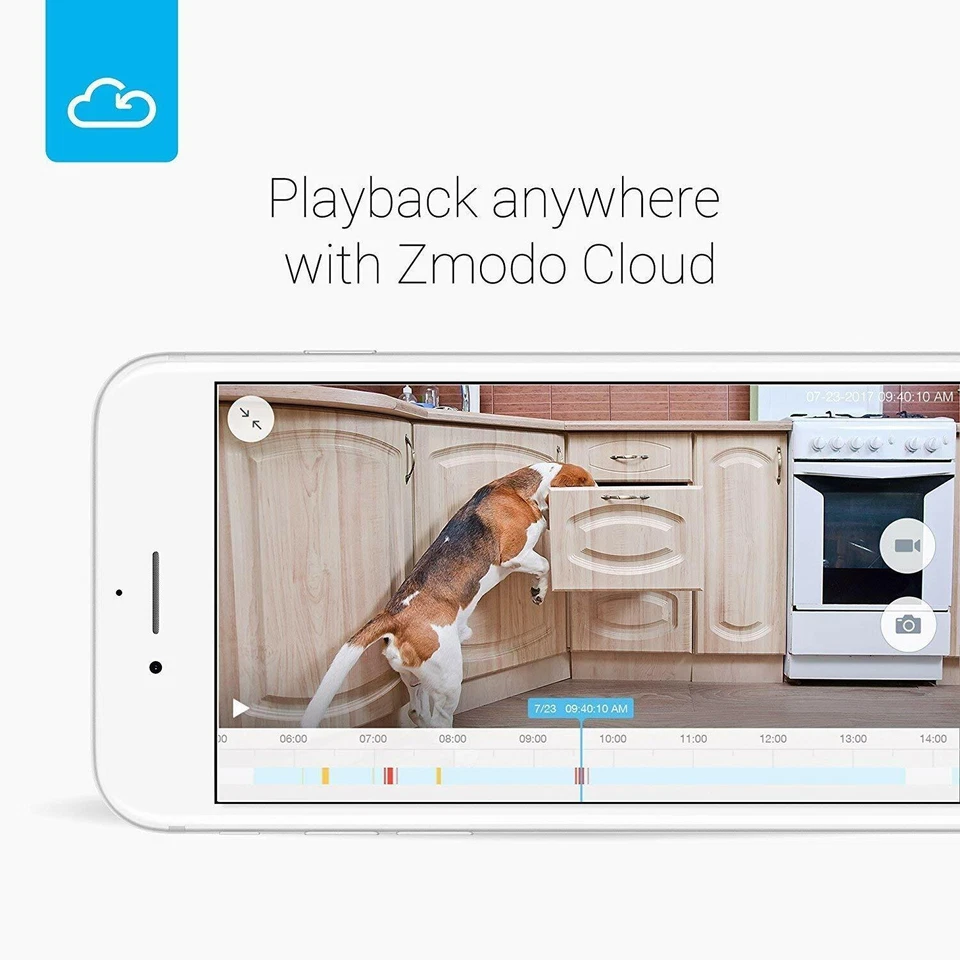 Zmodo 1080P Smart Security Camera WiFi Outdoor Security Camera Metal case - Image 4 of 4