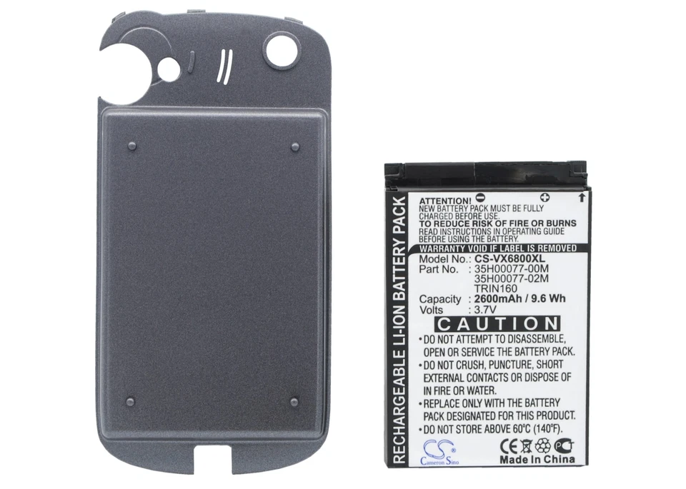 Batería de iones de litio para HTC Titan 6800 35H00077-00M Mogul Titan 100 P4000 35H00077-02 Foto 2 de 4