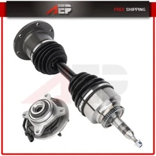 LH or RH Front Wheel Hub Bearing And CV Axle Shaft For Ford F-150 2004-2005