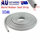 <!--F#f_0-->10M Pinch Weld Pinchweld Car Rubber Seal Edge Door Trim Mould Metal Clips Gray<!--F/-->