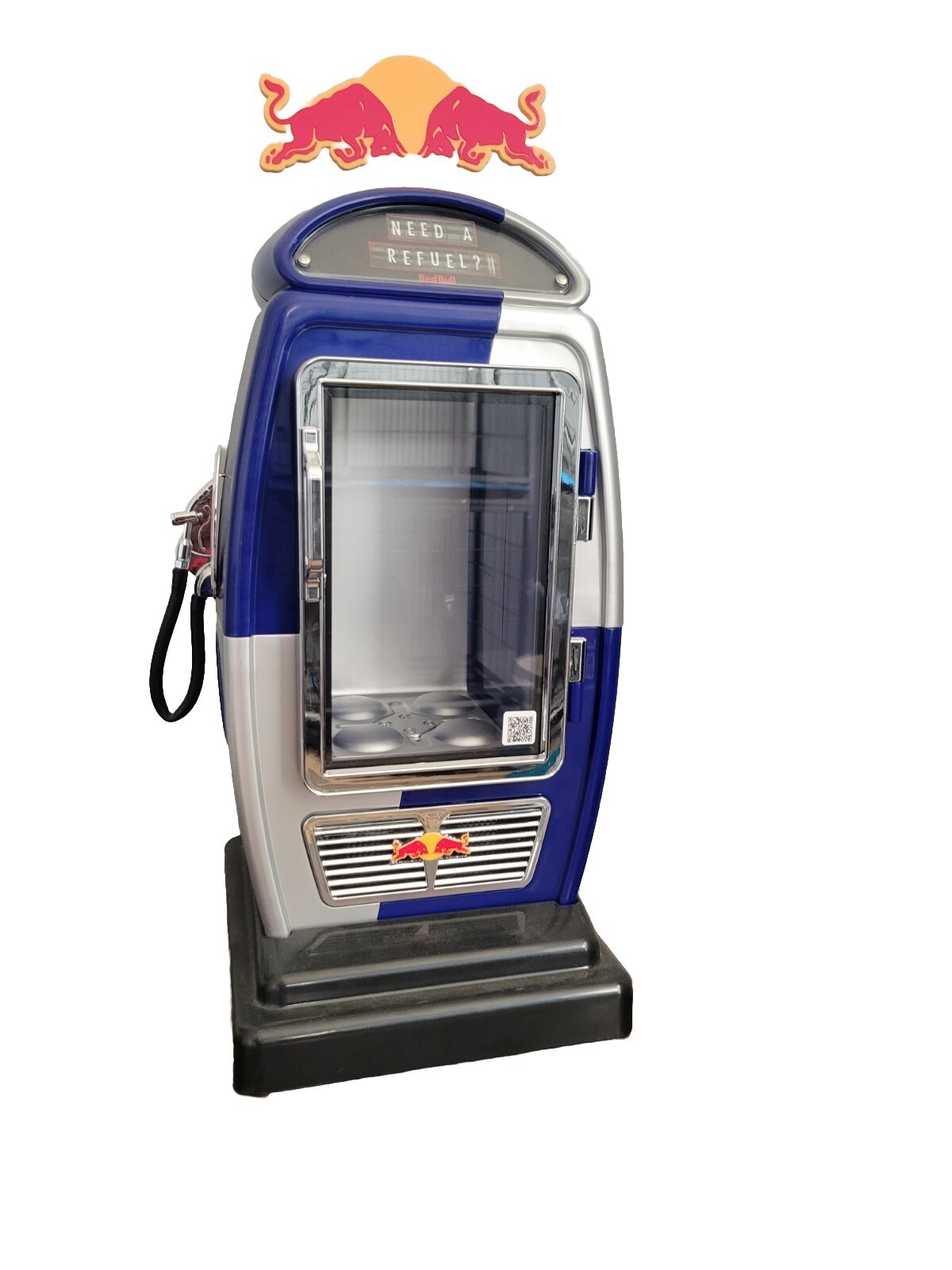 Red Bull Mini Fridge Gas Pump Refuel Cooler Refrigerator Rare eBay