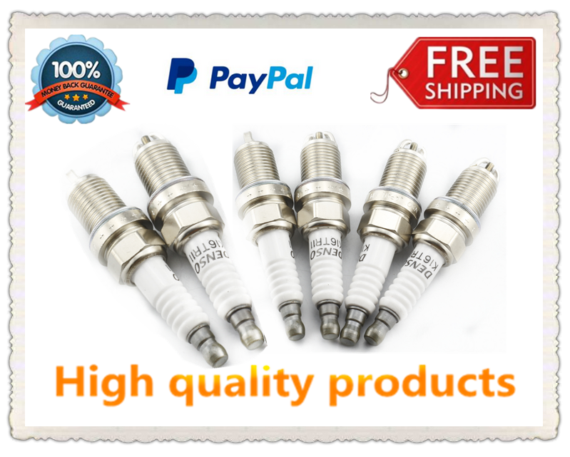 6pcs Denso K16TR11 Spark Plugs For Toyota Tundra 4Runner T100