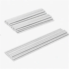 Stainless Steel RodCraft Kit: 60Pcs 2 Sizes, 4inch/6inch Solid Rod Pins for Croc