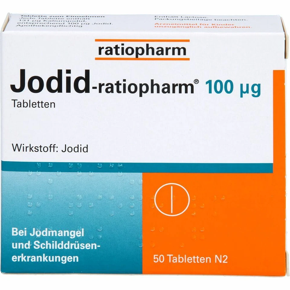 RATIOPHARM GMBH JODID-ratiopharm 100 μg Tabletten 50 St PZN04619133
