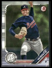 Joey Wentz #BP-57 2019 Bowman Prospects Atlanta Braves