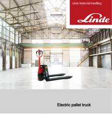 LINDE Full-Electric Pallet Jack 1500kg Width 685mm 1175 fork Fast Charging 24V