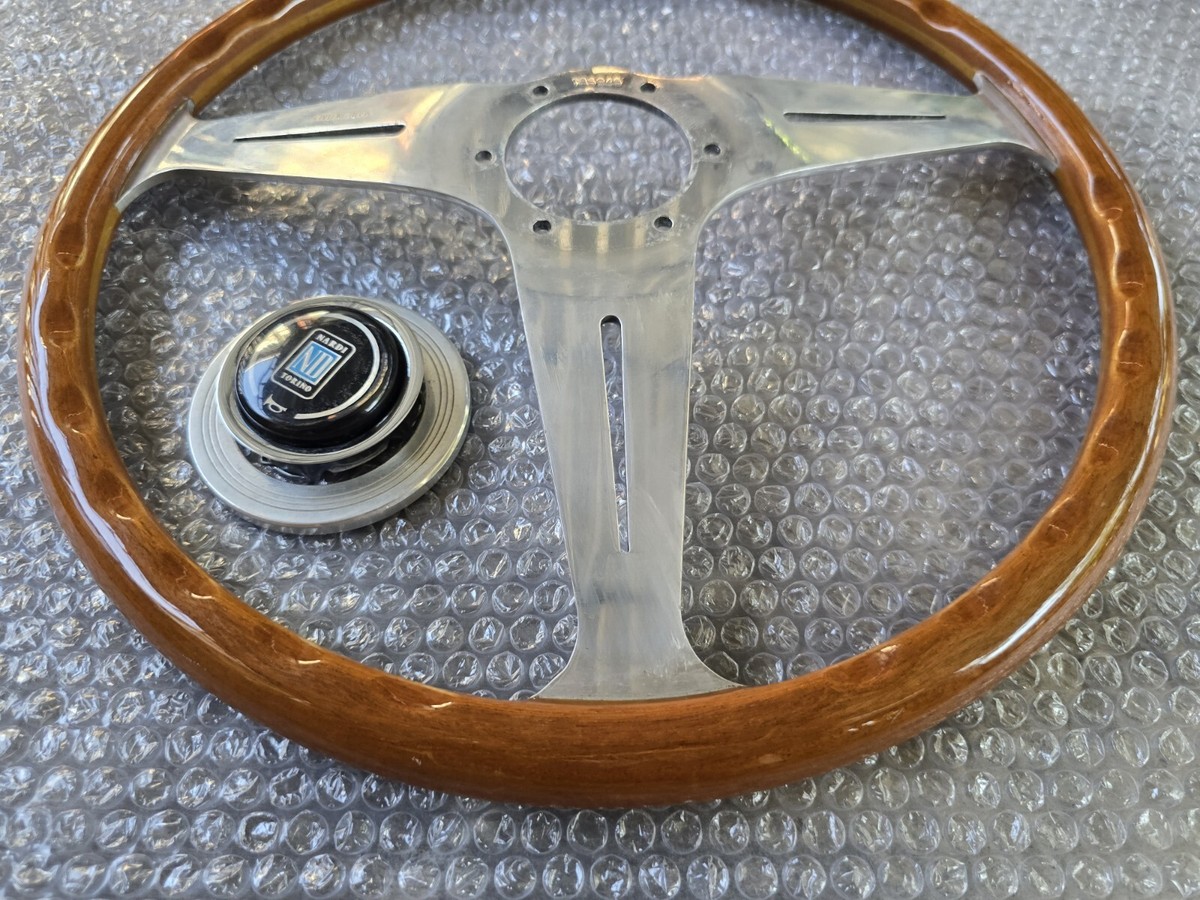 VINTAGE NARDI WOOD STEERING WHEEL MINI austin BMW volk swagen