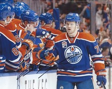 Oscar Klefbom Signed 8x10 Photo Edmonton Oilers Autographed COA E