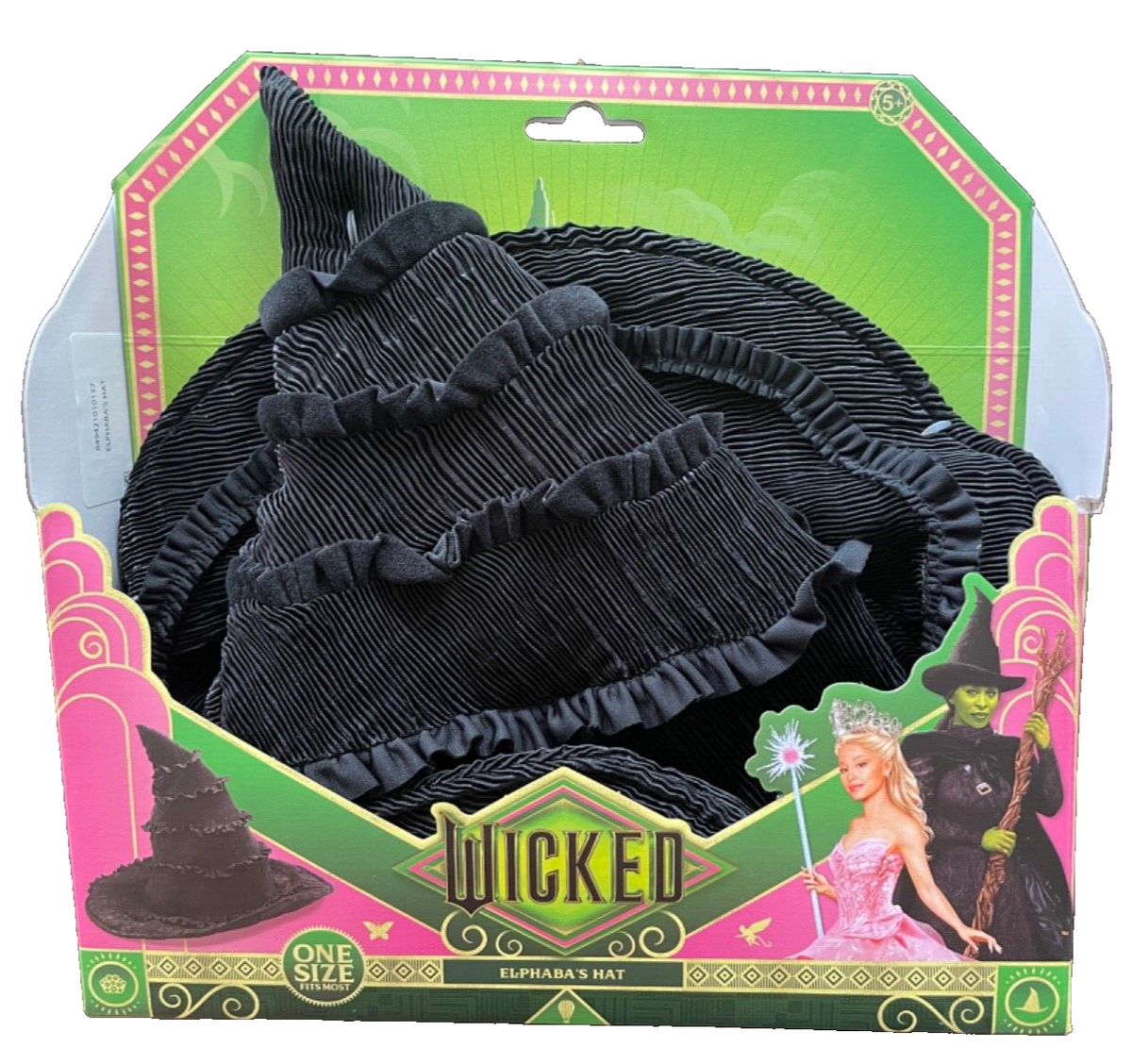 Chapeau Elphaba (Wicked) - The Noble Collection - Neuf Officiel 2024 - Taille Unique