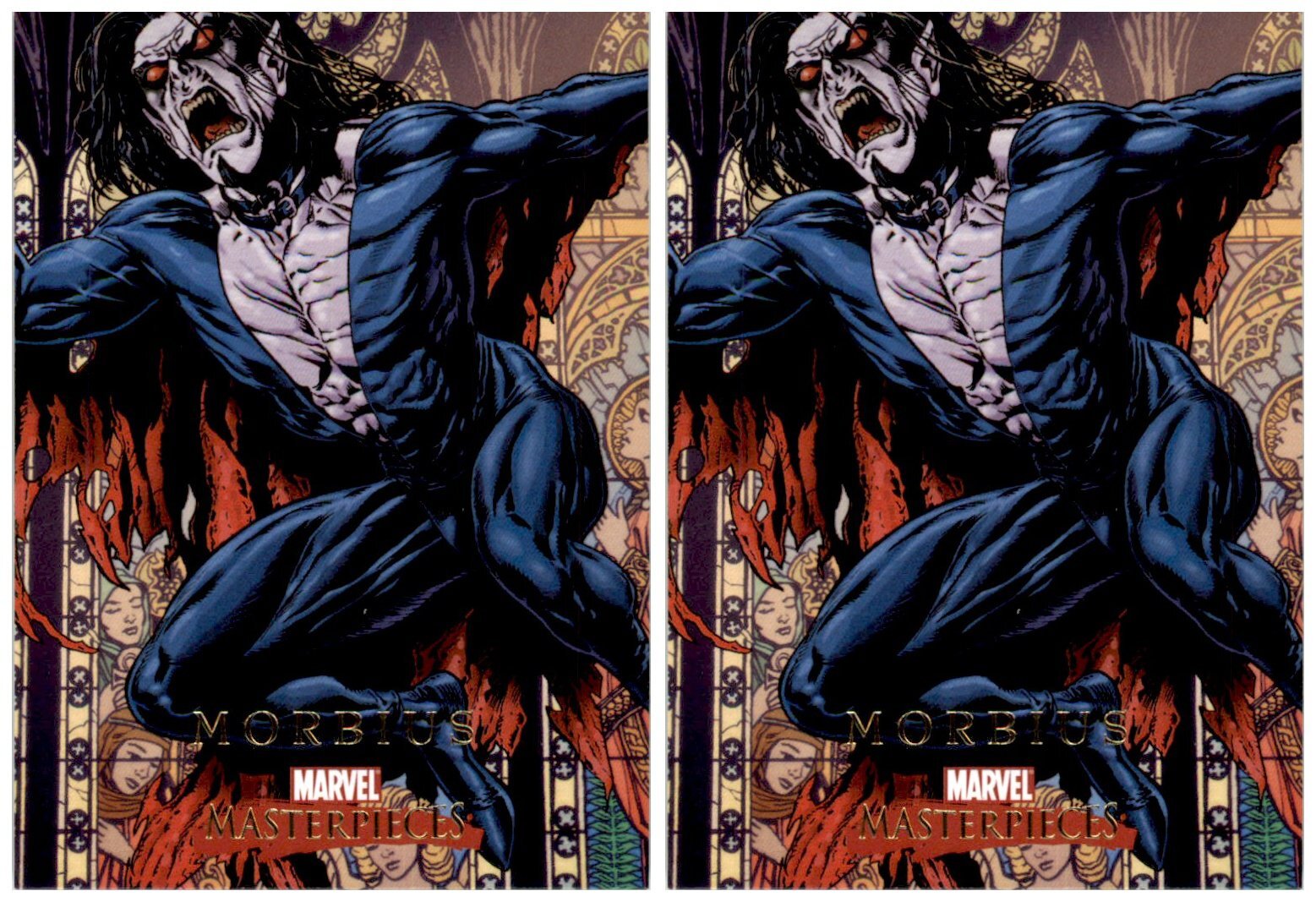 (2) 2008 Upper Deck Marvel Masterpieces Set 2 #54 Morbius Card Lot