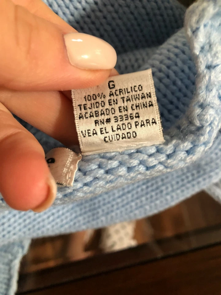 Suéter tejido para mujer Energie manga larga color azul talla L grande Foto 4 de 4