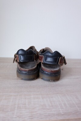 VINTAGE Dr. Martens ENGLAND Sandals Brown Leather Doc Mens  display picture 3