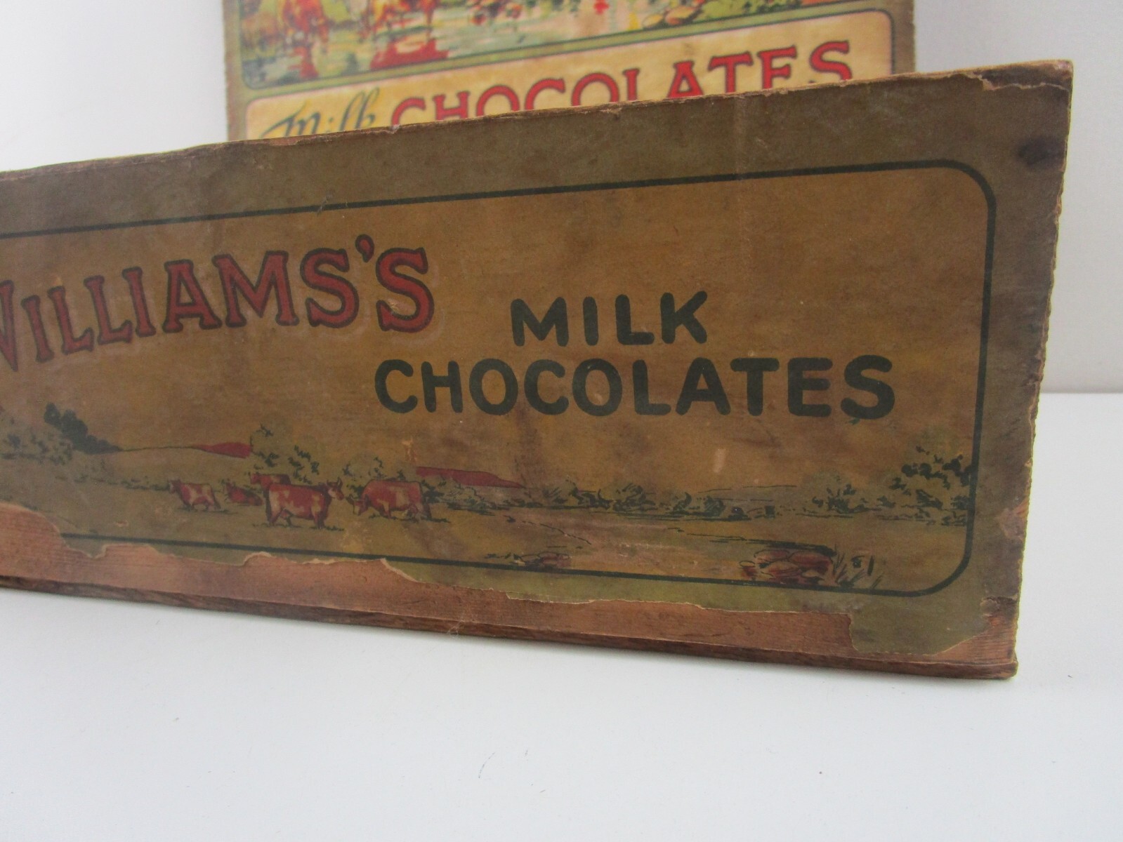Vintage Williams's of Liverpool Milk Chocolates Empty Wooden Shop Display Box eBay
