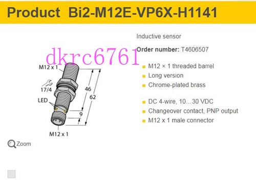 Hot Sales BI2 M12 AP6X H1141 Inductive Proximity Sensor In - Foto 5