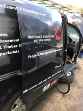 VW VOLKSWAGEN CADDY MAXI 2007-2018 O/S DRIVERS SIDE LOADING SLIDING DOOR BLACK