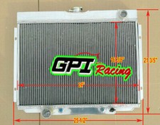 3 ROW ALUMINUM RADIATOR 1967-1970 Ford Mustang / Mercury Cougar/XR7/Torino AT/MT