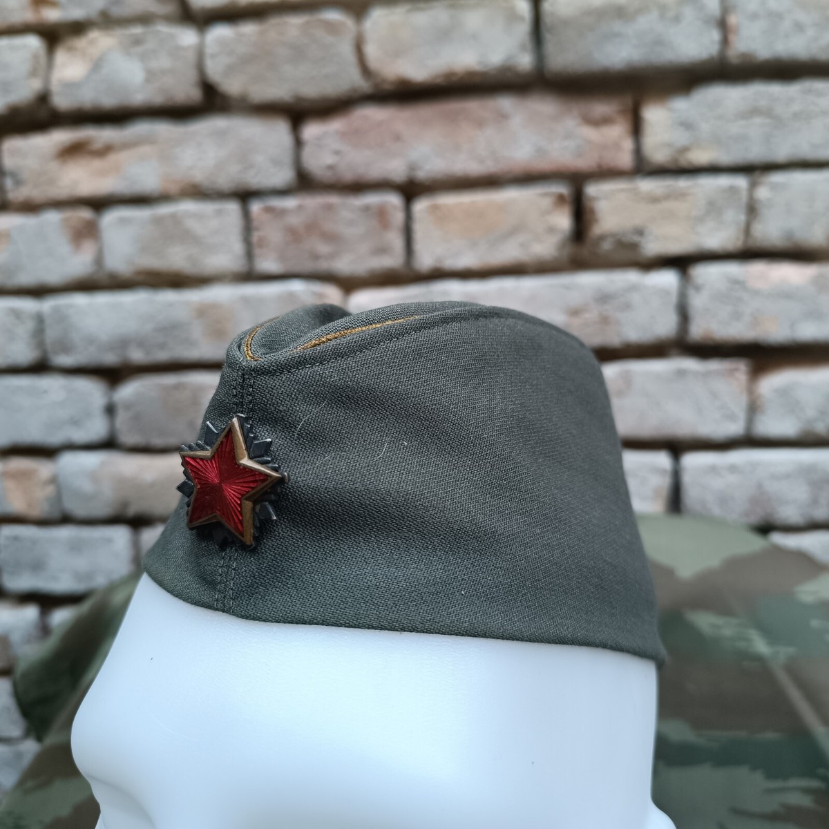 JNA Socialist Yugoslavia 1960's Officer titovka - pilotka - with