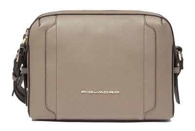 PIQUADRO Circle Crossover Bag Umhängetasche Tasche Taupe taupe
