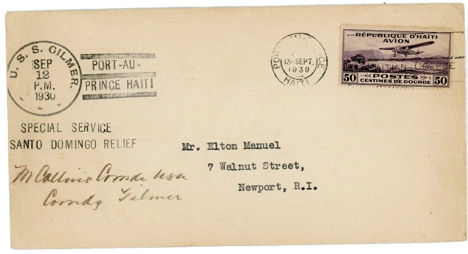 Haiti Military, War Worldwide Postal History Stamps