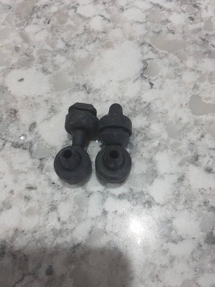 4 OEM License Plate Rubber Bumpers for Ford Lincoln Mercury Edge Escape - Image 2 of 2