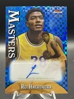 2024-25 Topps Finest - Rui Hachimura  No. MA-RH Masters Auto Lakers Blue Geo /99
