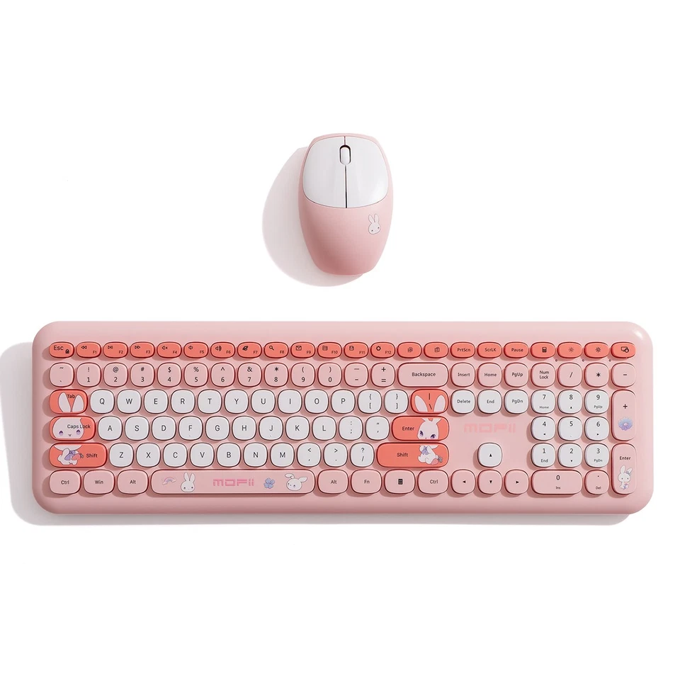 Mofii Wireless Keyboard And Mouse Set 110-Key Full Size -Slim 2.4GHz 1200 - Image 2 of 4