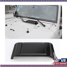 Hood Vent Scoop Cover 1997-2017 Jeep Wrangler Tj Jk Unlimited Black Hood Vent Scoop Cover 1997-2017 Jeep Wrangler Tj Jk Unlimited Black
