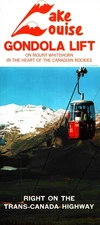 Lake Louise Gondola Lifts, Alberta, Canada, Vintage Brochure