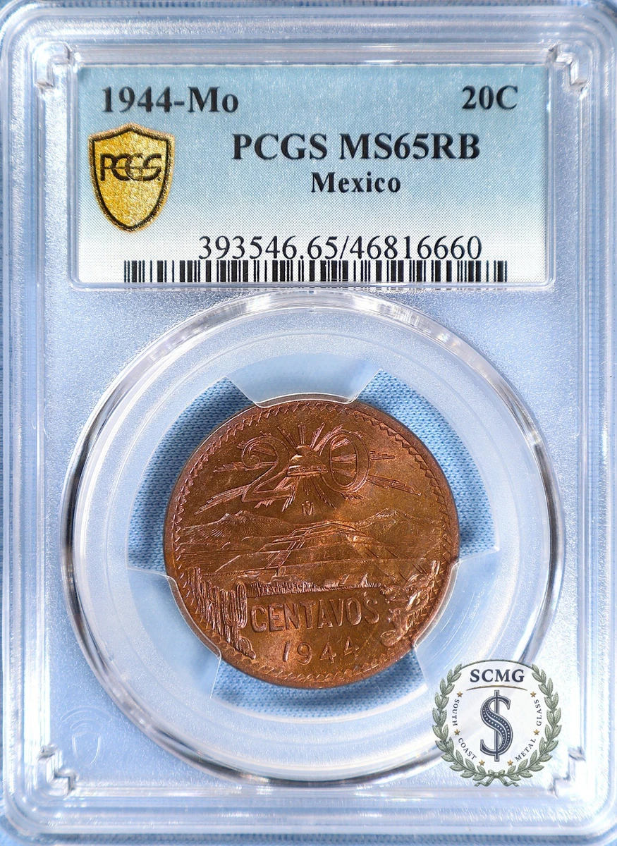Copper Grade MS 65 Mexican Coins (1905-Now) for sale | eBay