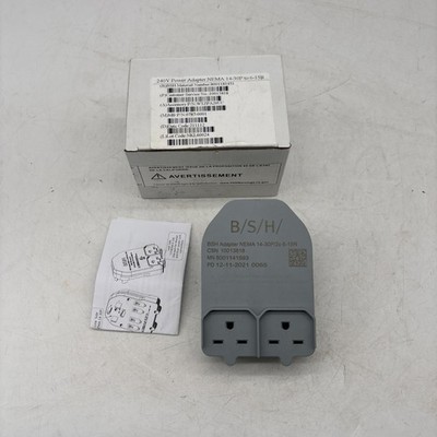 Bosch WTZPA20UC Dryer Adaptor 10013818 240V; NEMA 14-30P to 2 x 6-15R