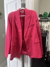 FASHION NOVA HOT PINK BLAZER DRESS SIZE MEDIUM NEVER WORN
