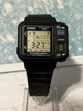 Buy Vintage 1987 Casio Jp-100w Digital PULSECHECK Watch Made in