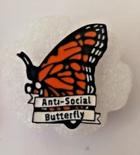 BUTTERFLY-ENAMEL PIN-SHIP ALL THE PINS YOU BUY FOR $4.99-VISIT OUR STORE