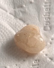 Tumbled peach morganite- popular as pocket stones or for meditation 3g
