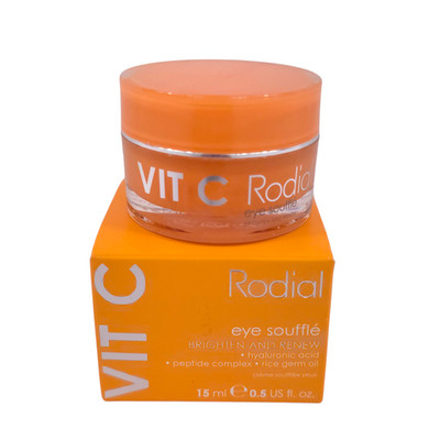 Rodial Vit C Eye Soufflé Cream 15ml Brighten Renew Hyaluronic Peptides Vegan NEW
