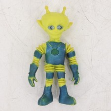 Vintage Colorforms Bendable Alien Figure 3.5" Hong Kong Space Creature Toy
