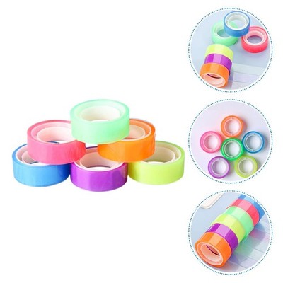 6 Rolls Deko Klebeband Lehrer Utensilien Studentenband Scrapbook-Zubehör