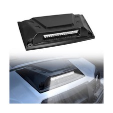 Sport Hood Scoop with LED Spotlight for Kawasaki Mule Pro, Hood Cover with LE...