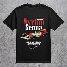 Ayrton Senna T-Shirt, Ayrton Senna Tee, F1 T-Shirt, F1 Tee, Formula 1 T-Shirt